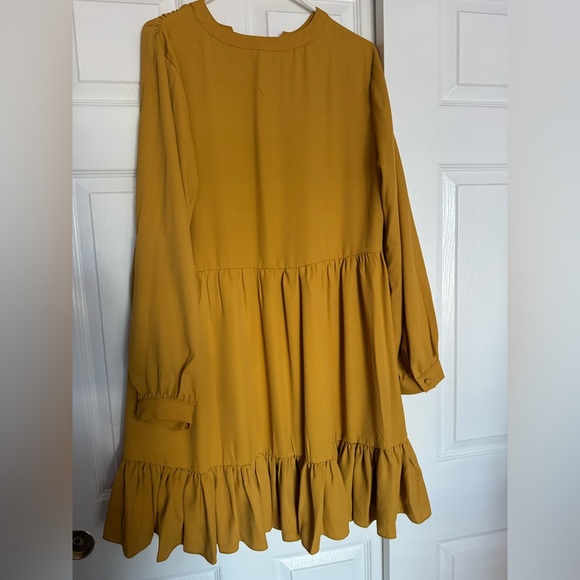 Vince Camuto Mustard Yellow Dress - Picture 5 of 5